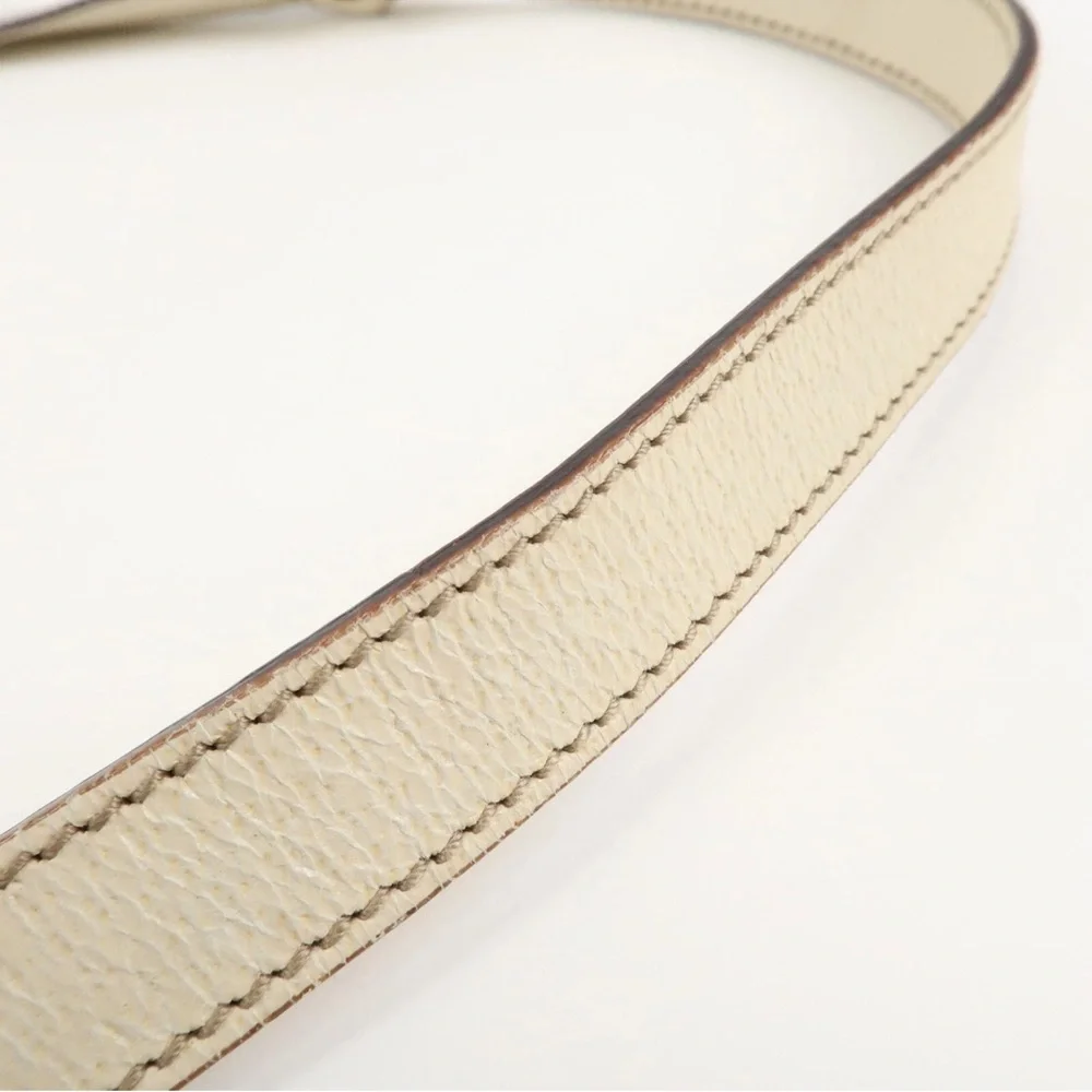 Gucci Pink and Beige Canvas Shoulder Bag